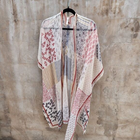 Francescas kimono style blouse cover up boho style - Picture 1 of 7